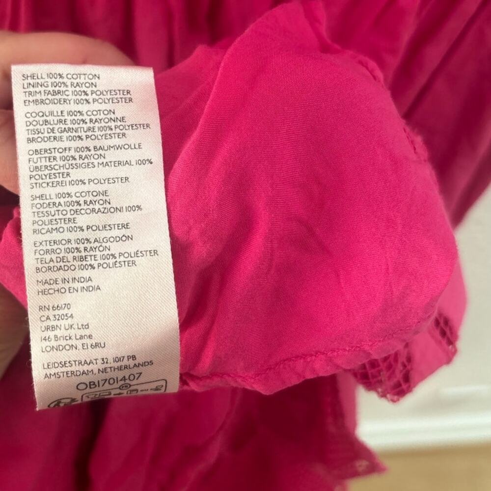 Anthropologie $249 Medium Somerset Cut Out Cottagecore Summer Flowy Maxi Dress - Picture 12 of 12